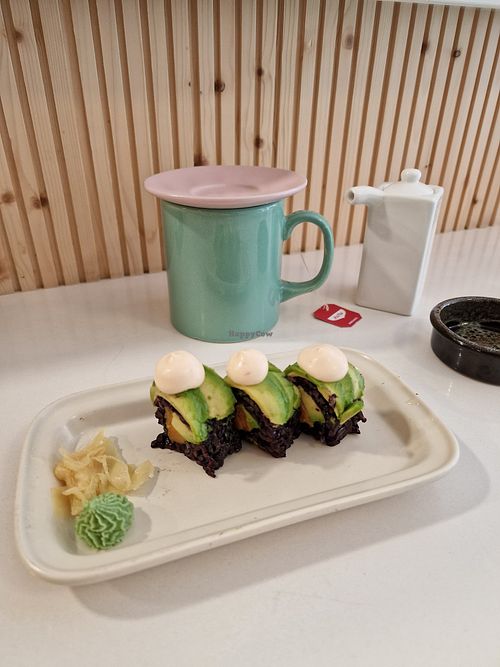 Mini rolls as starter at Veganashi - Gluten Free Sushi in Barcelona