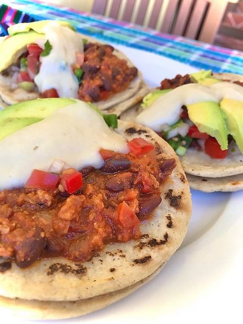 Tacos at Salud Para Vida in San Pedro La Laguna