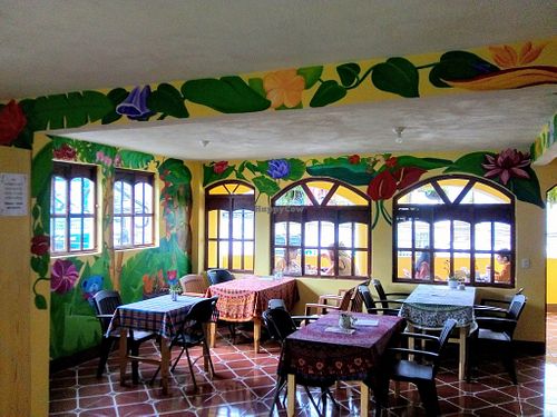 Second Floor Seating at Salud Para Vida in San Pedro La Laguna