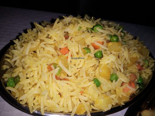 Arroz con verduras at Azafran in Alicante