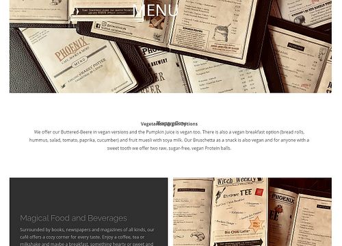 After my question about vegan options at their Facebook, they added this note to their website: this means they are totally open for suggestions and vegan friendly! at Phoenix Book Café in Klagenfurt