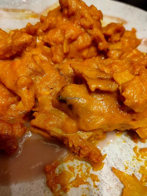 Carne vegetal con parmentier de castaña at Street & Soul in Toledo