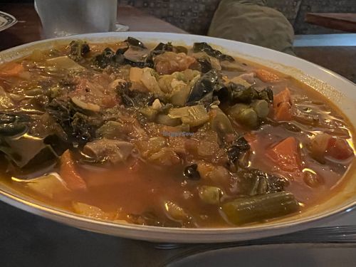 Minestrone soup at Sonoma Wine Shop - La Bodega in Sebastopol