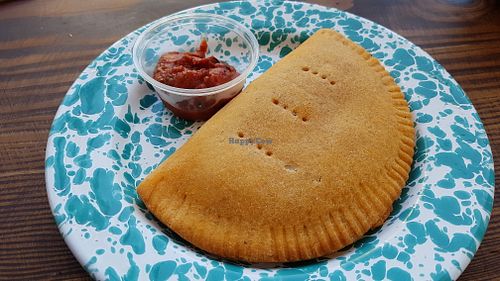 Pizza-handpie at Wholesome Bakery in San Francisco