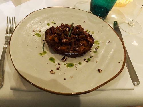 Mushroom bruschetta  at Antichi Sapori in Basel