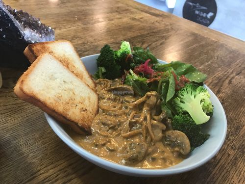 Stroganoff at Wise Cicada Wholefood Cafe in Auckland