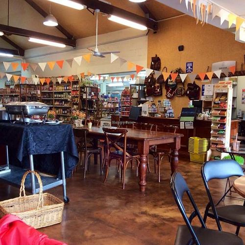 Interior at Wise Cicada Wholefood Cafe in Auckland