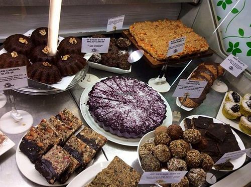 Desserts at Wise Cicada Wholefood Cafe in Auckland
