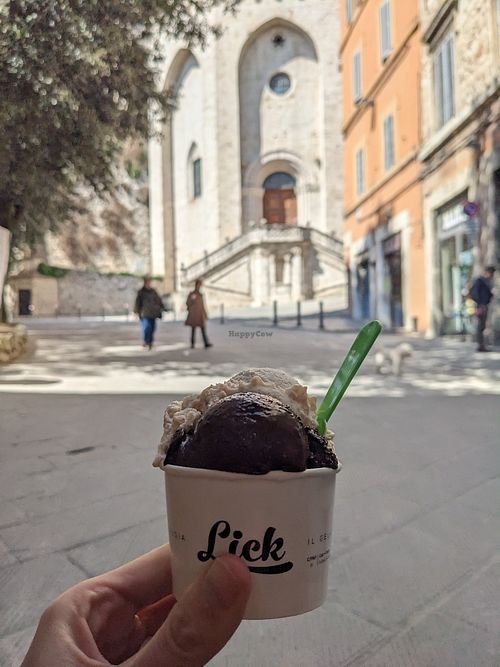 Gelato at Lick  in Perugia