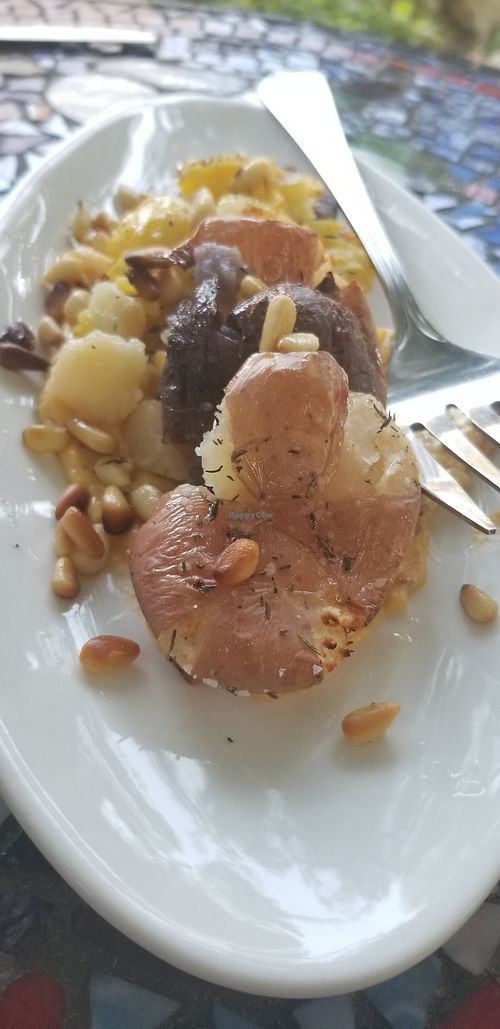 Smashed potatoes at Wine Time in Chico