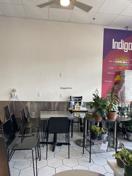 They’re revamping the inside! Should be done by next week!  at Indigo Burger in Newark