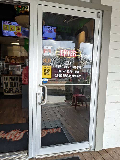 Entry at Slutty Vegan in Jonesboro