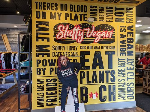 Decor at Slutty Vegan in Jonesboro