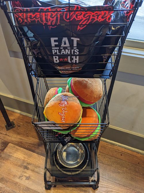 Fur baby treats and toys at Slutty Vegan in Jonesboro