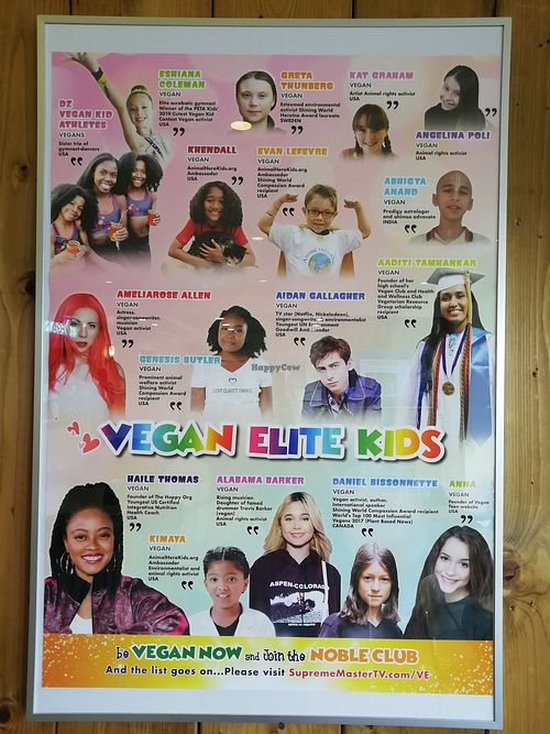 Vegan kids! at Loving Hut in Reykjavik