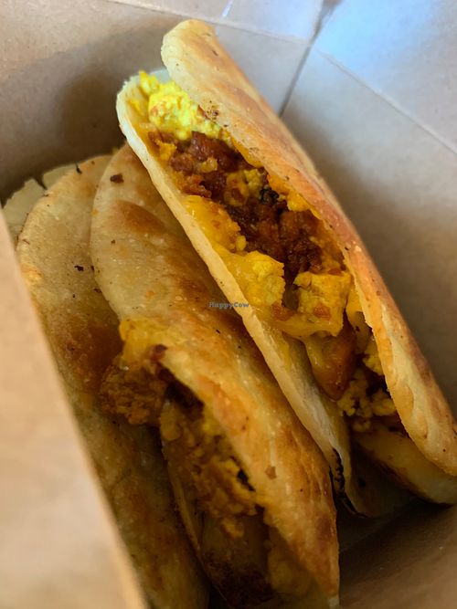 Breakfast tacos  at Cafe 1610 in Dayton