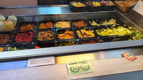 You can choose what ever you like to have at Die Grüne Bude in Dortmund