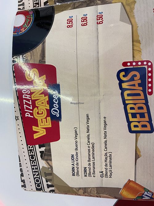 Vegan sweet pizzas  at Ricciardi's Rock Pizza in Porto