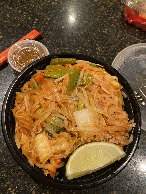Vegan Pad Thai (Have to ask for it to be vegan!)  at Hug Thai Cuisine in Bellmore