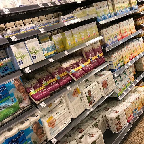 toilet paper etc. at denn's Biomarkt in Wurzburg