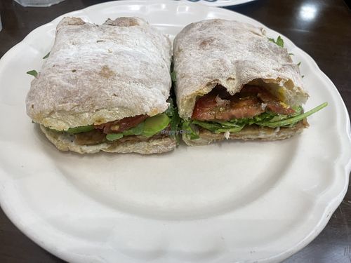 Tempeh sandwich   at Abracado in Hanoi