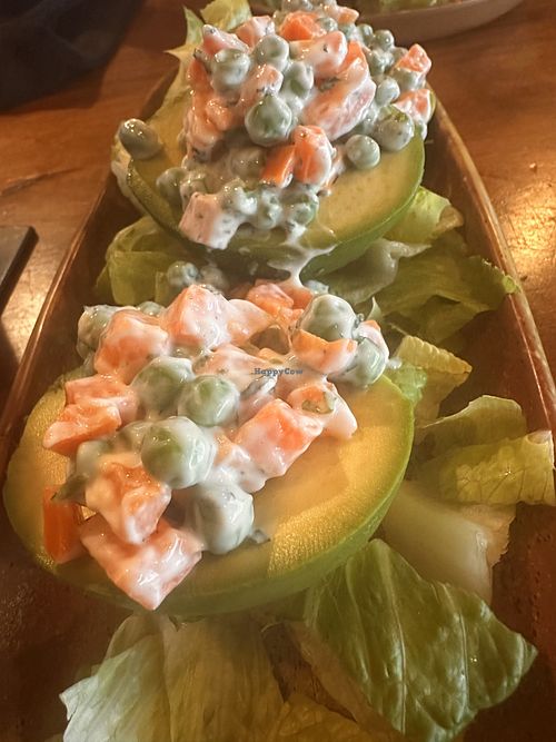 Stuffed avocados   at The Rock Garden Eatery and Bar in Torrey