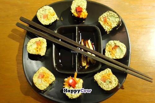 Walnut sushi at GIVA in Chiang Mai