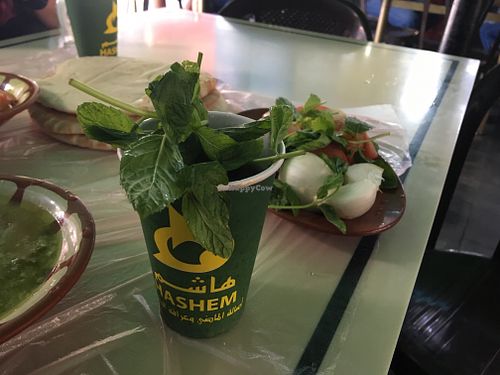 Mint tea at Hashem in Amman