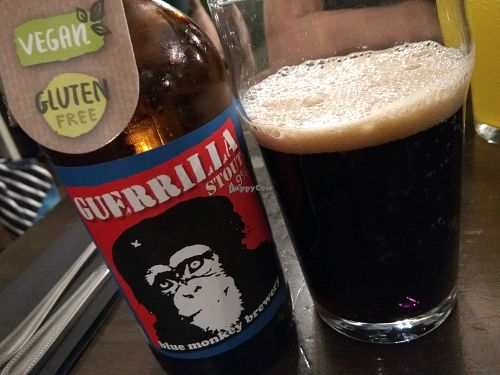 Vegan-friendly stout at Annie's Burger Shack in Nottingham