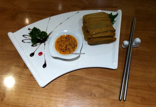 Shanghai-style 'duck'. so tasty! at Míng Shèng YǎngShēng Sù 铭圣养生素餐厅 in Shanghai