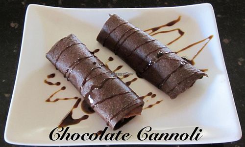 Chocolate Cannoli at Chef Sara's Raw Vegan Academy and Cafe in Cave Creek