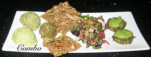 Combo Platter at Chef Sara's Raw Vegan Academy and Cafe in Cave Creek