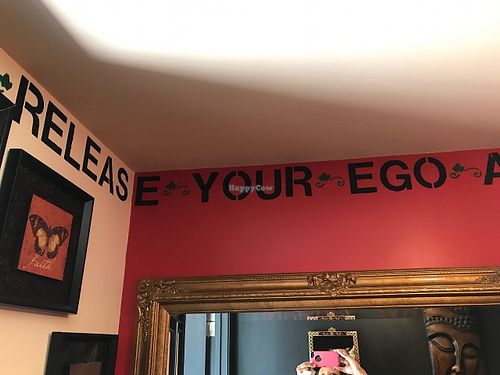 Inspirational messages at Chef Sara's Raw Vegan Academy and Cafe in Cave Creek