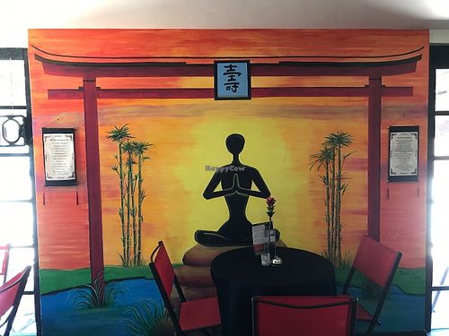 Inside  at Chef Sara's Raw Vegan Academy and Cafe in Cave Creek