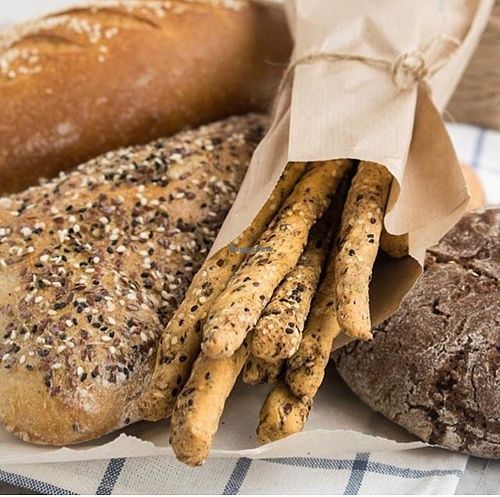 Vegan ciabatta, grissini at Katin Hleb - Катин Хлеб in Irkutsk