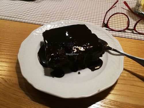 Vegan brownie  at Moserwirt Gasthof in Maria Alm