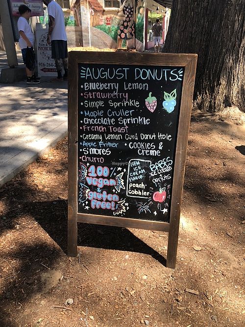 Monthly menu  at Babes in Sacramento