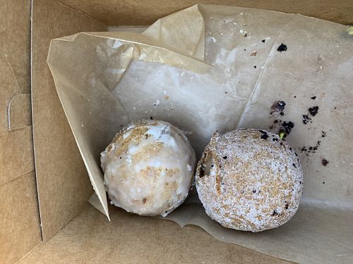 Lemon poppy seed and maple…both really good!   at Babes in Sacramento