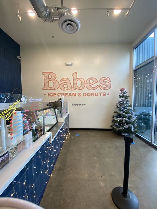 Babes Entry Area w/Christmas Tree Decor  at Babes in Sacramento