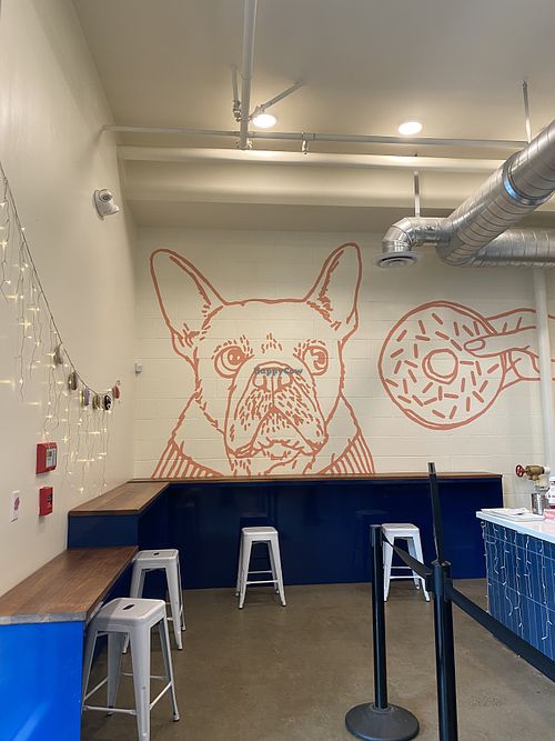 Cute Indoor Seating Area w/Art  at Babes in Sacramento