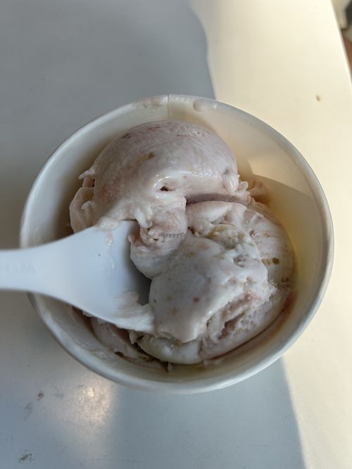 Strawberry cheesecake - soooo good!   at Babes in Sacramento