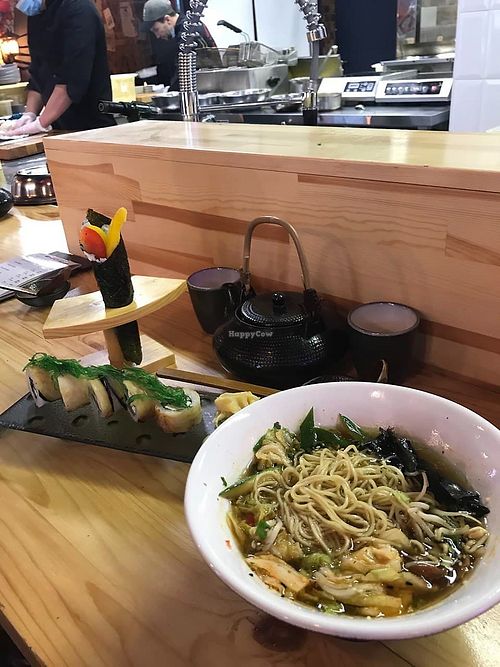 My meal with Vegan Temaki at Oishi in Irkutsk