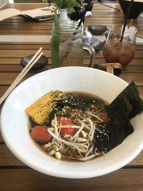 1/2 vegan ramen   at Oishi in Irkutsk
