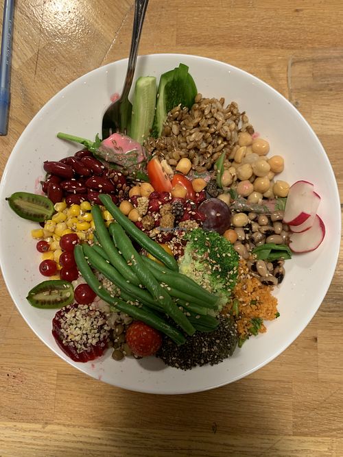 Buddah bowl at Good Mood in Berlin