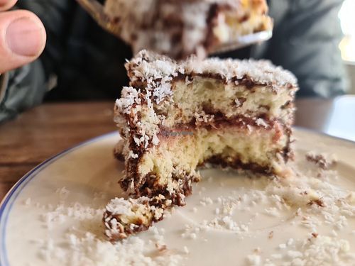 Lamington at The Vegan Club in Carlton North