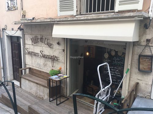 Outside at 1001 Saveurs Sauvages in Ajaccio