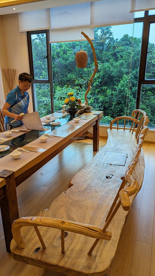 One of the private dining rooms. at Pǔ Shàn Huì Vegetarian in Guangzhou