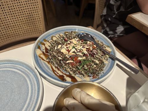 Quinoa tabbouleh   at Delamina Marylebone in London