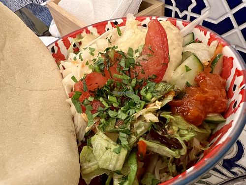 rice & veggie bowl  at BESH in Berlin