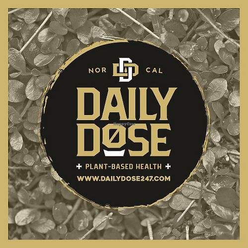 logo at Daily Dose Plant-Based Health in Castro Valley